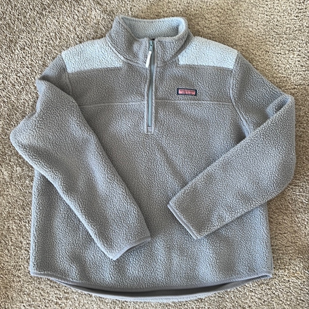 Vineyard Vines Fleece Shep Shirt Womens Large